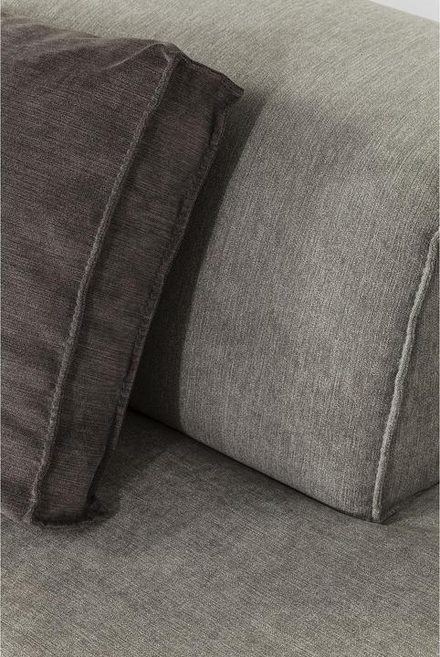 Image du produit Kare Design Ottomane Semi Infinity Elements Gris Gauche (Canapé modulaire)