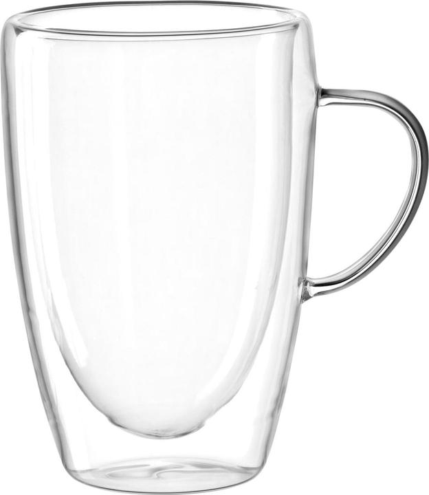 Actual product image Leonardo Coffee cup Duo 400 ml, 4 pieces, Transparent (400 ml, 4 x)