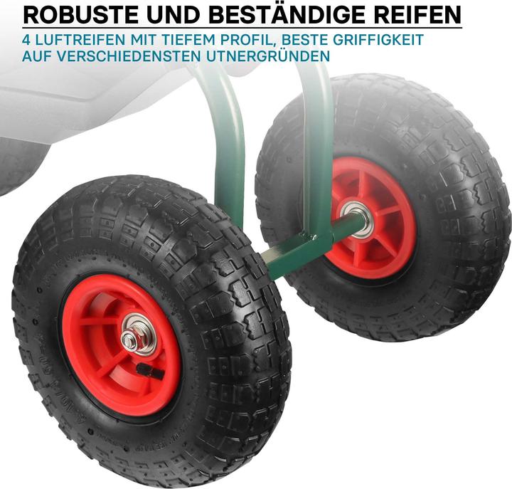 Actual product image Wiltec Gartenwagen (150 kg)