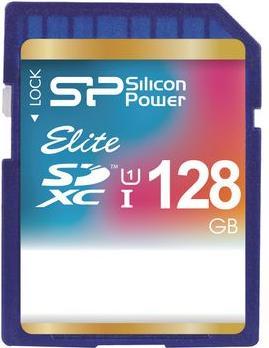 Image du produit Silicon Power Elite UHS-I 128GB SDXC 85/10 MBs SP128GBSDHAU1V10 (128 Go, SDXC, U1, UHS-I)