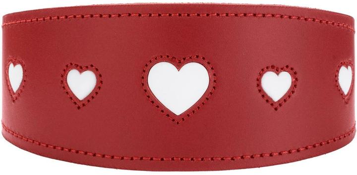 Produktbild Hunter Halsband Windhund Love 42/S, Rot/Schwarz (S, Hund, Spazieren)