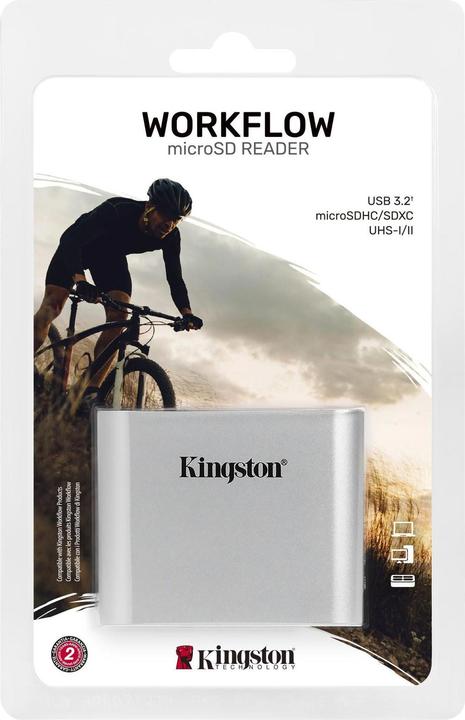 Produktbild Kingston Card Reader Extern Workflow Dual-Slot mSD (USB 3.1)