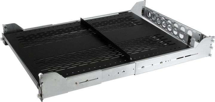 Image du produit StarTech Etagère extractible 2U ventilée pour baie serveur 19in avec passage de câbles / montage réglab...