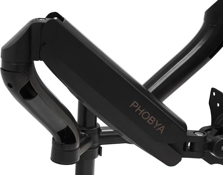 Produktbild Phobya Dual Monitorarm (Tisch, 34")