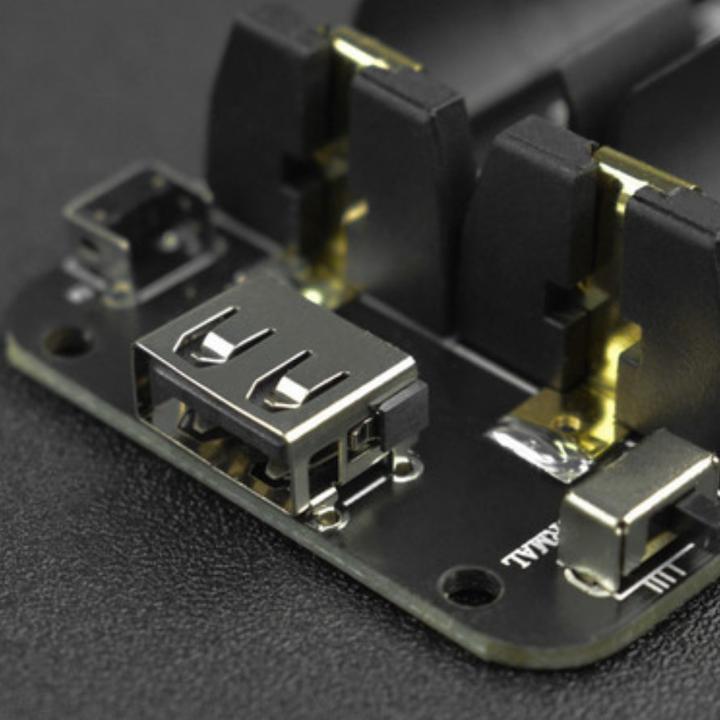 Produktbild DFRobot 2x18650 Lithium Batterie Shield 5V 2A / 3.3V
