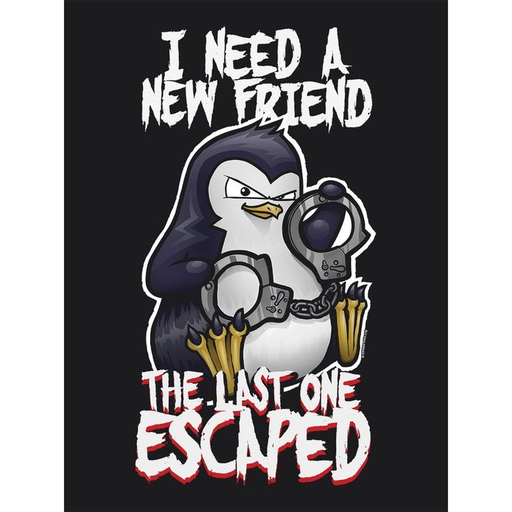 Produktbild Psycho Penguin TShirt I Need A New Friend