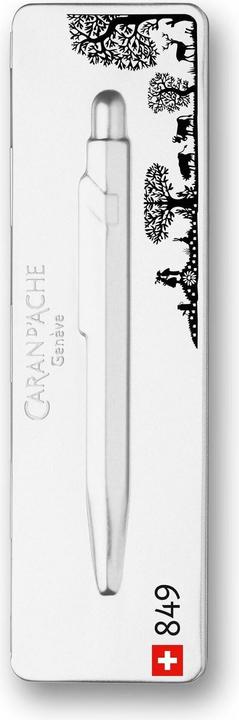 Immagine prodotto Caran d'Ache 849 Scherenschnitt mit Etui (Argento, Nero, 1 x)