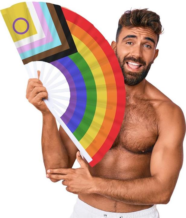 Actual product image M Proud Fächer "ARC EN CIEL LGBTQR+"