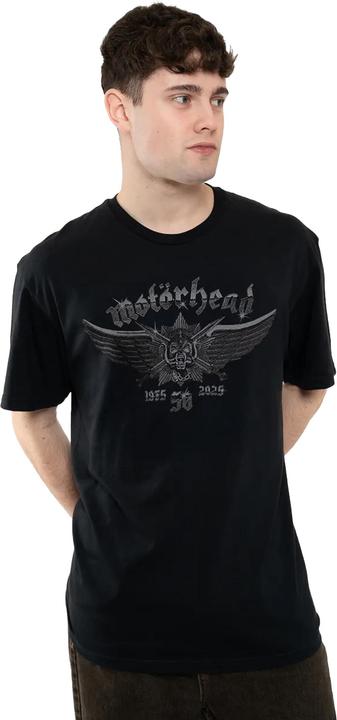 Produktbild Motorhead 50 Years Wings Badge TShirt (L)