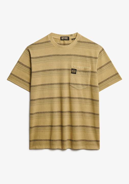 Actual product image Superdry Contrast Stripe Pocket Tshirt (S)