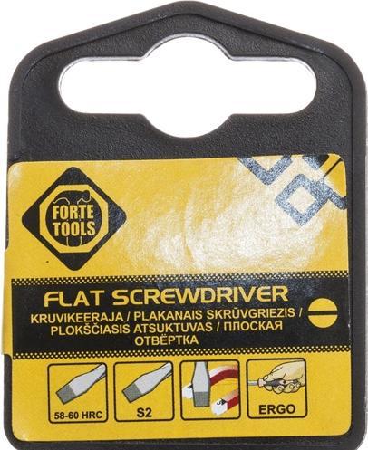 Produktbild Forte tools FLAT HEAD SCREWDRIVER (SL4.0 X 100 MM)