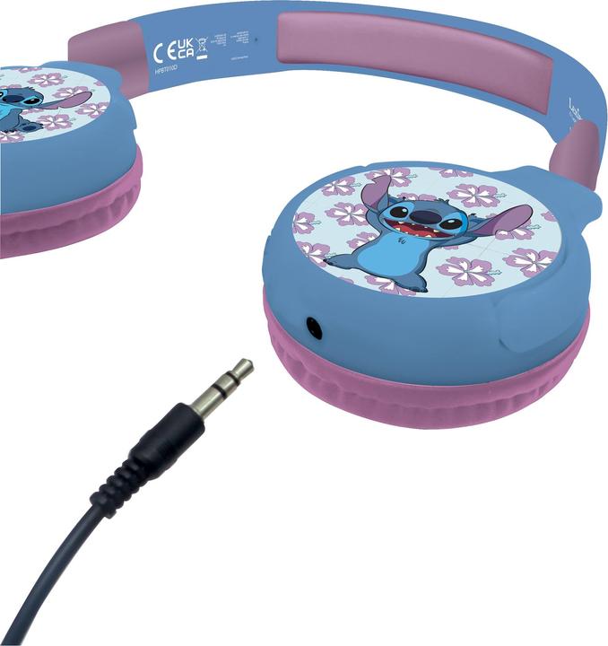 Produktbild Lexibook 2-in-1-Bluetooth/Kabel-Kopfhörer Stitch Blau