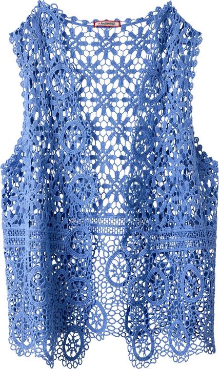 Actual product image Joe Browns Open Knit Crochet Waistcoat (M)