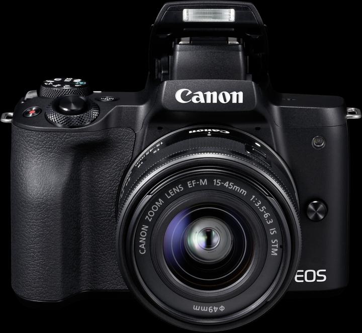 Productafbeelding Canon EOS M50 Kit + EF-M 15-45 + EF-M 55-200 (15 - 45 mm, 25.80 Mpx, APS-C / DX)