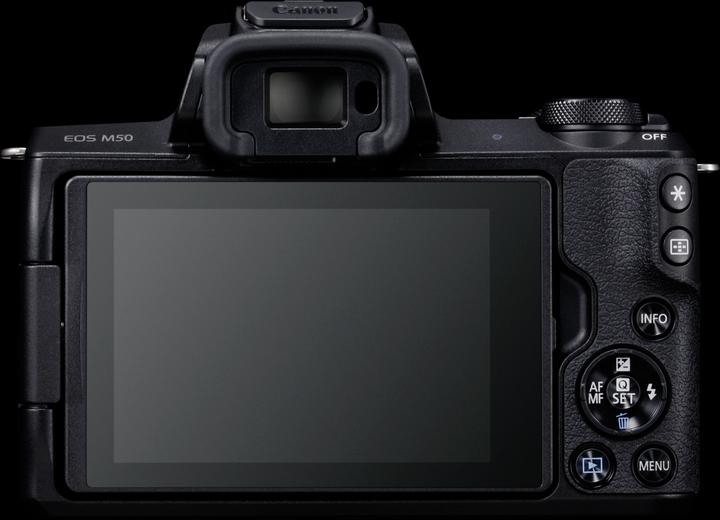 Productafbeelding Canon EOS M50 Kit + EF-M 15-45 + EF-M 55-200 (15 - 45 mm, 25.80 Mpx, APS-C / DX)