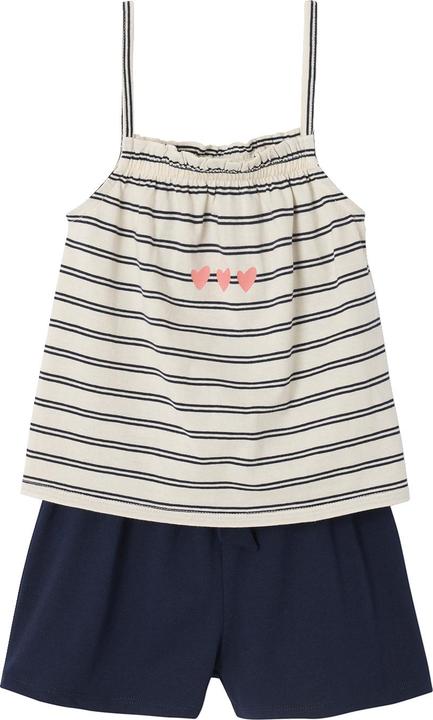 Actual product image Vertbaudet Mädchen-Set: Top & Shorts mit Gürtel (110)