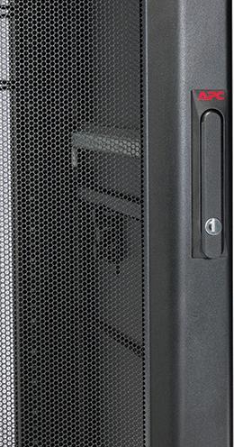 Produktbild APC NetShelter SX - Schrank - Schwarz - 48U - 48.3 cm (19") (48 HE, 19 Zoll Rack)