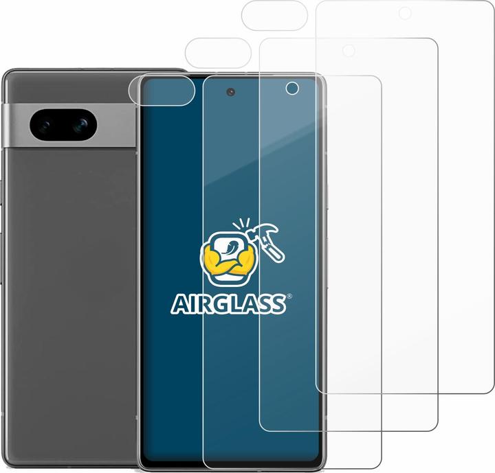 Produktbild BROTECT Schutzglas Schutzfolie Glas Folie Displayschutz klar (6 Stück, Google Pixel 7a)