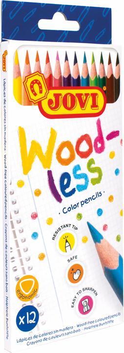 Actual product image Jovi Woodless coloured pencils PU=12 colours (12 colours, 12 x)