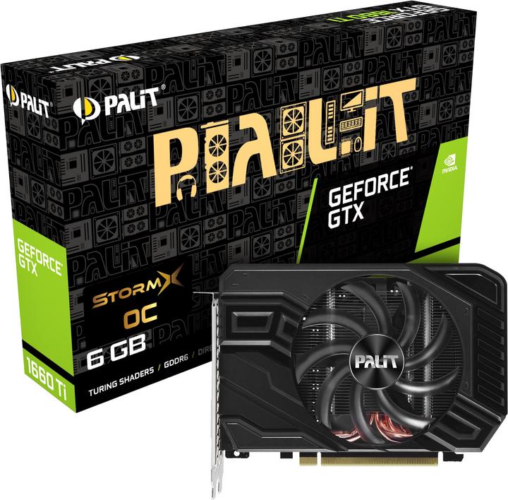 Produktbild Palit GeForce GTX 1660 Ti StormX OC (6 GB)