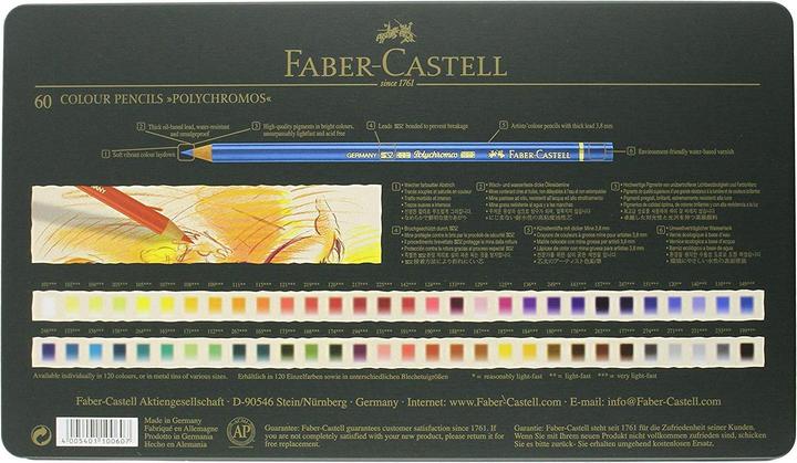 Produktbild Faber-Castell Polychromos (Mehrfarbig, 60 x)