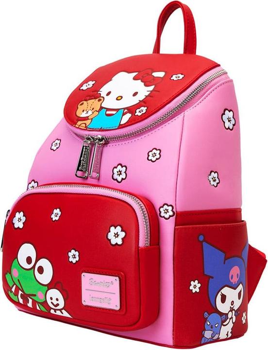 Actual product image Loungefly Sanrio by Mini Backpack Hello Kitty & Friends Color Block