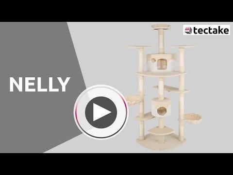 Produktbild tectake Nelly (204 cm, Grau/Weiss)