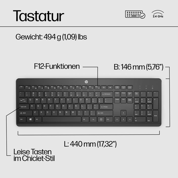 Produktbild HP 230 (DE, Kabellos)