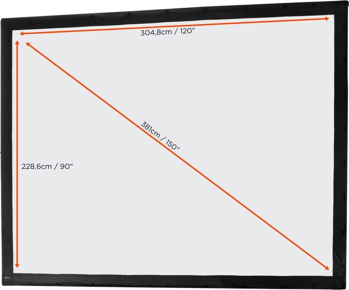 Productafbeelding Celexon Mobile Expert Opvouwbaar Frame Scherm - Scherm - 381 cm (150") (150", 4:3)
