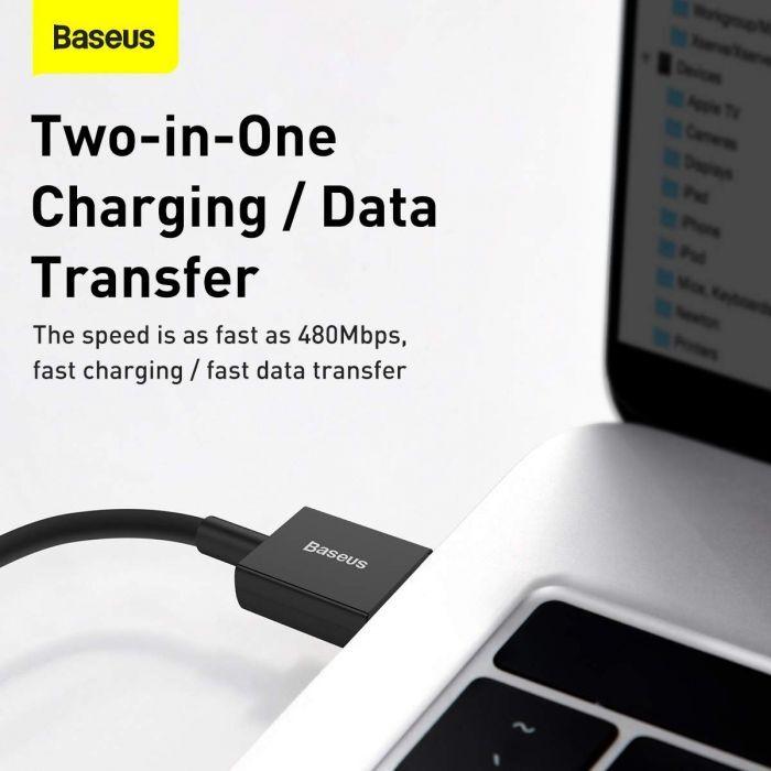 Produktbild Baseus Superior Series Cable USB to iP 2.4A 2m (black) (2 m, USB 2.0)