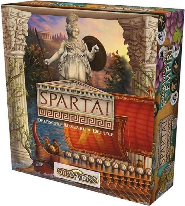 Spielworxx SPWD0009 - Sparta, Brettspiel, für 1-2 Spieler, ab 14 Jahren (DE-Ausgabe) (Deutsch)