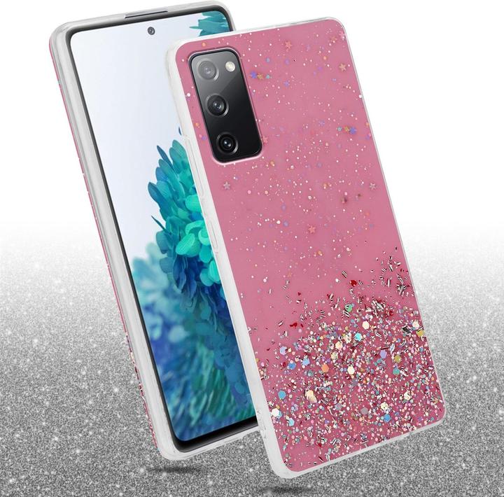 Actual product image Cadorabo TPU cover sparkling glitter (Samsung Galaxy S20 FE)