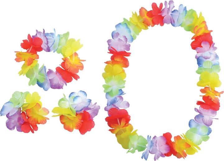 Produktbild Bristol Novelty Hawaii Blumen Set 4Teilig