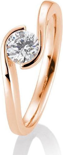 Breuning Ring Schwung 0,40-0,60 ct. (58, 585/14 K Gold)