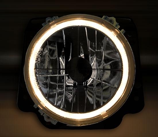 Actual product image Depo VW Golf 2 - Angel Eyes Headlights