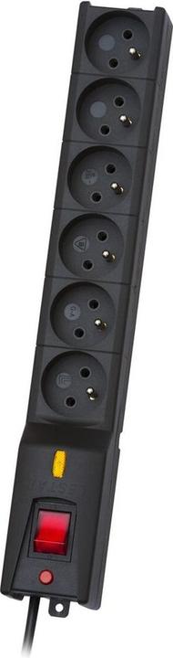 Productafbeelding Lestar LX 610 G-A overspanningsbeveiliging 1,5m zwart Zwart 6 AC uitgangen 230 V 1 5 m (6 x, IEC 320, 1.50 m)
