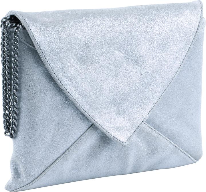 Image du produit Clairefontaine PLUME Pochette Enveloppe en Daim irisé 20x14cm - Bleu