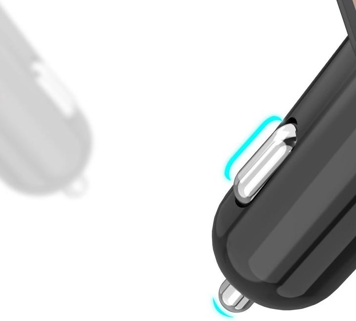 Produktbild Dudao FM Transmitter Bluetooth Autoladegerät MP3 3.1 A 2x USB Schwarz (R2Pro Black)