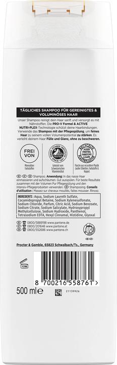 Image du produit Pantene Pro-V Volume Pur (500 ml, Shampoing liquide)