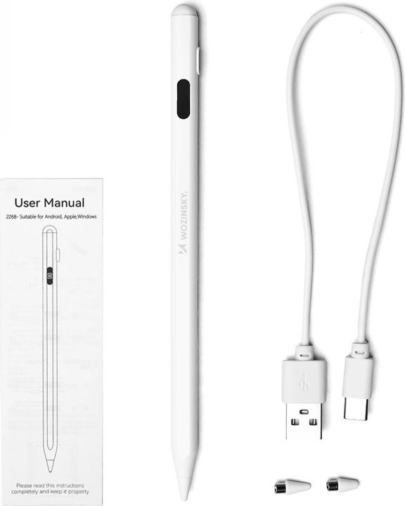 Image du produit Wozinsky Stylus Universal Active Stylus (Android et iOS) - Blanc