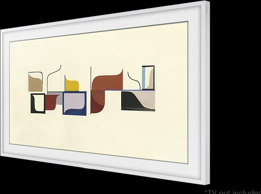 Image du produit Samsung Cadre pour TV 43", blanc (métal blanc) Aluminium peint
