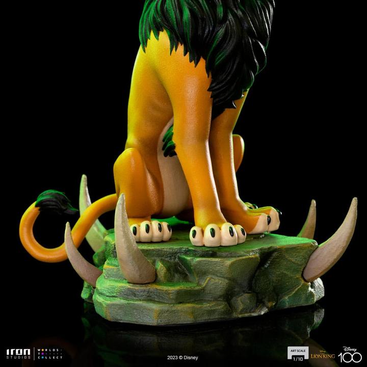 Immagine prodotto Iron Studios Statuetta del Re Leone 1/10 Art Scale Scar Regular 16 cm