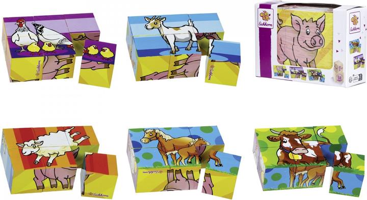 Produktbild Eichhorn Block-Puzzle (6 Teile)