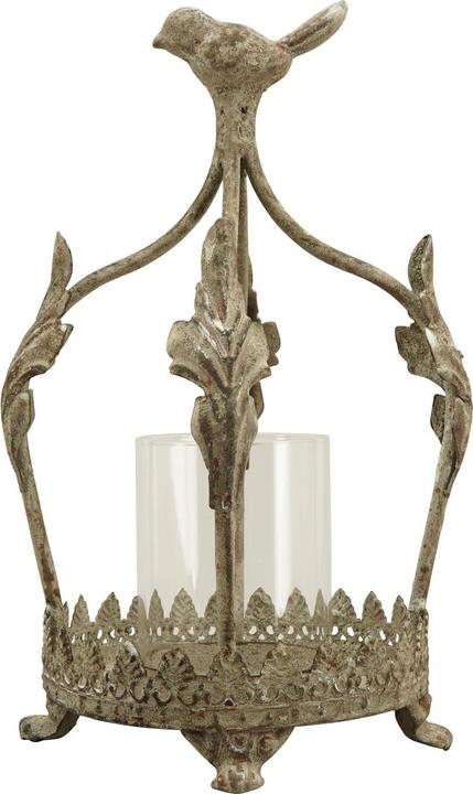 Produktbild Exner Garten und Wohnaccessoires Krone Windlicht ArtFerro (1 x, 14 x 12 x 22.5 cm)