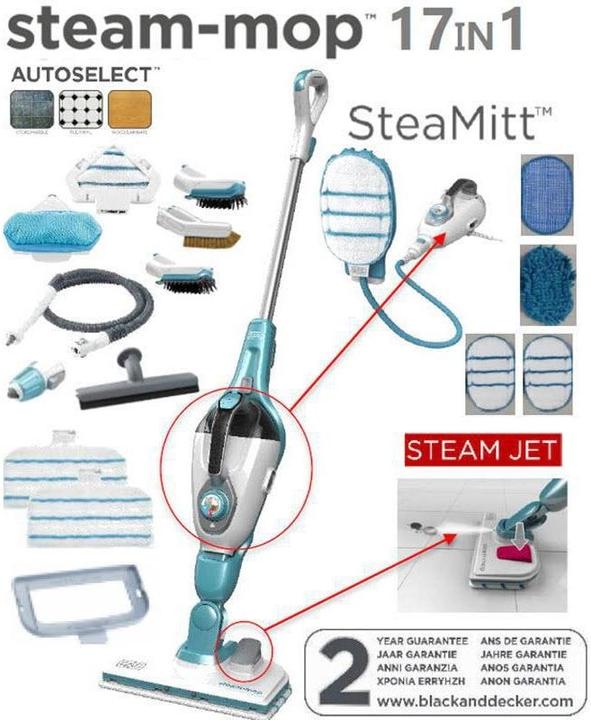 Actual product image Black & Decker Fsmh1321jmd (3.20 bar, 1300 W)