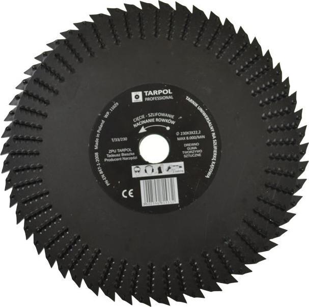 Tarpol TARNIK UNIWERSALNY FI = 230mm x 3 x 22.2mm T-33