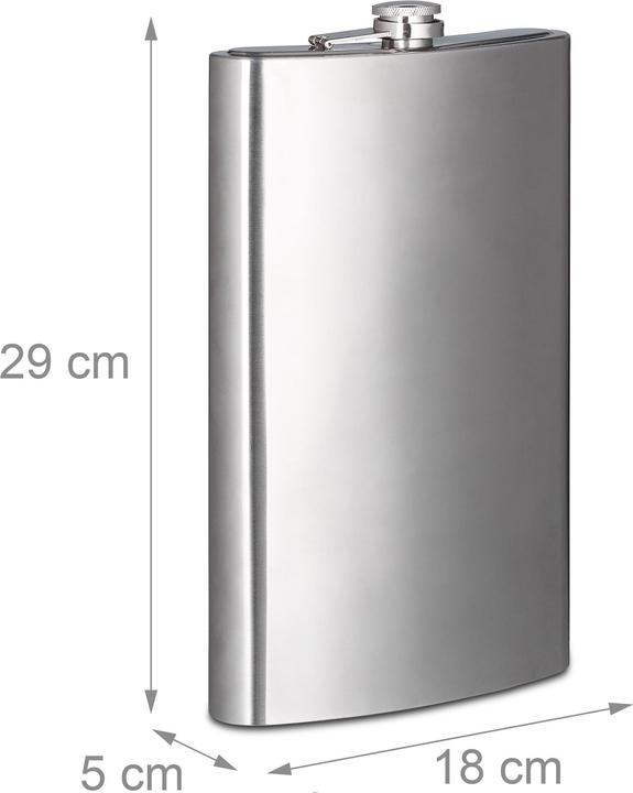 Image du produit Relaxdays Flacon pour la hanche XXL (1800 ml)