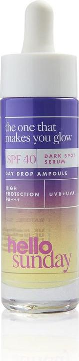 Actual product image Hello sunday the one that makes you glow Dark spot oil serum SPF 40 (30 ml)