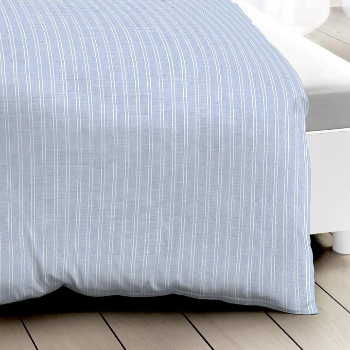 Actual product image Traumschlaf Mako satin bed linen Eternity Combo light blue (Bedding set, 200 x 220 cm, 80 x 80 cm)