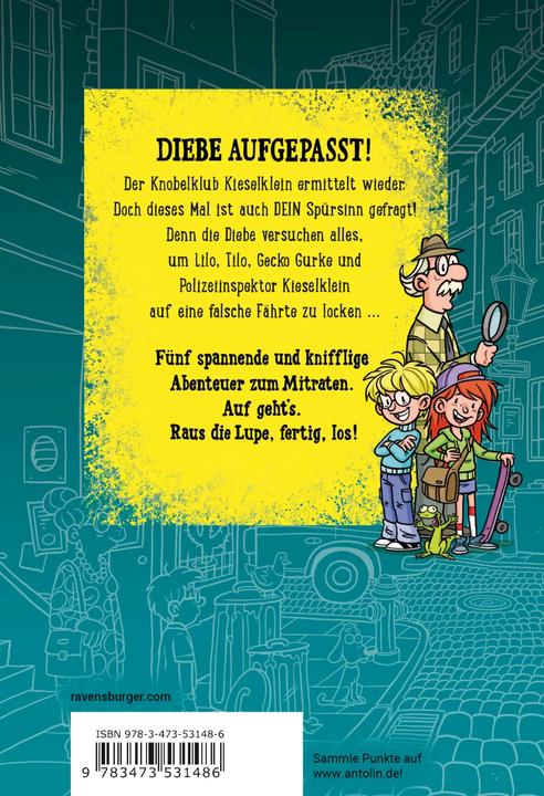 Actual product image Ravensburger Schnapp den Dieb! Spannende Rätselkrimis zum Mitraten (German, Steffen Gumpert, 2020)
